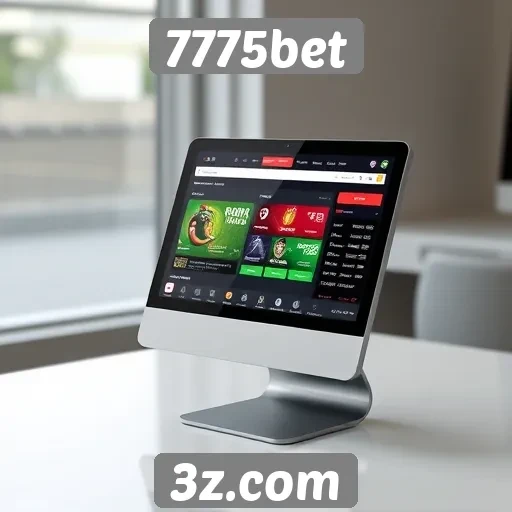 Interface e usabilidade do site 7775bet foram melhoradas